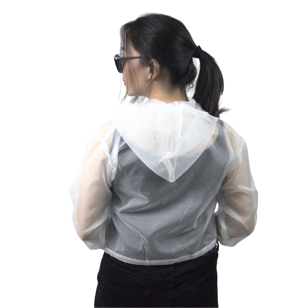 Sheer Organza Hoodie